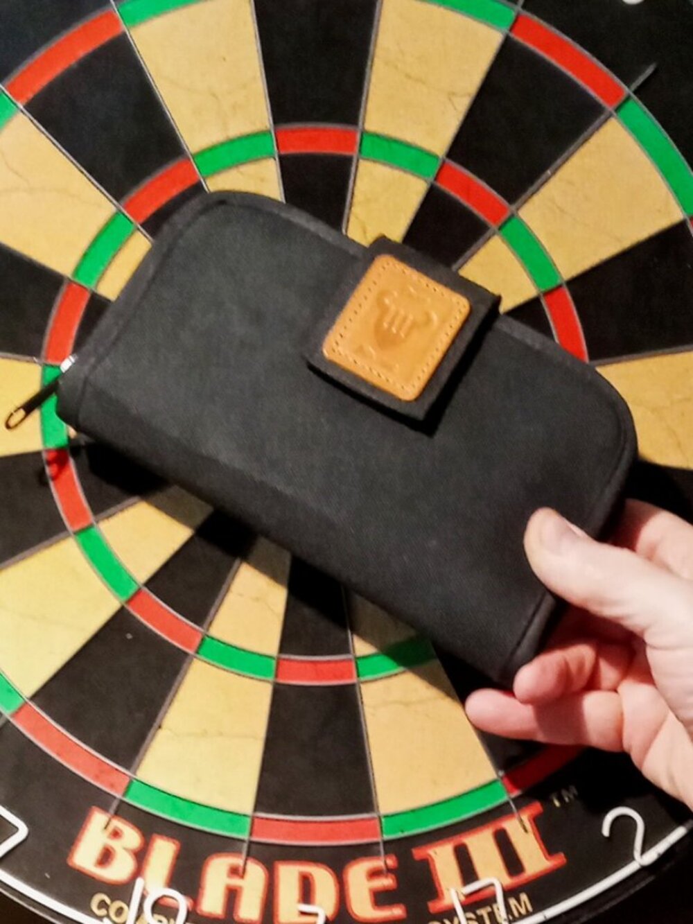 🎯Vintage Dart Master "Duo" Double Dart Black Case Horizontal Format Like New🎯